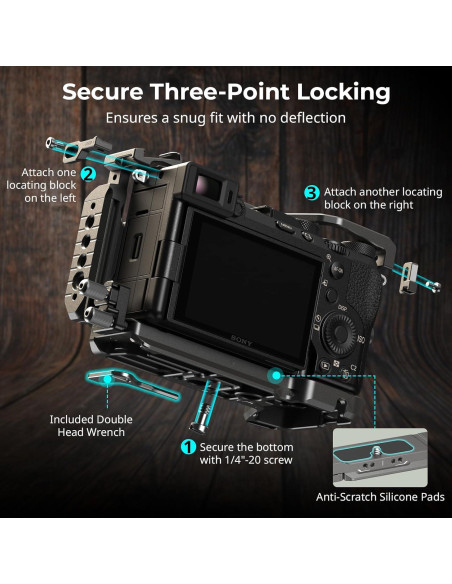 Jaula de liberación rápida SmallRig 5198 para Sony A7C II/7CR