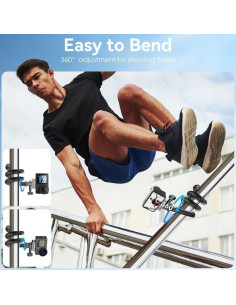 Abrazadera Montaje Flexible Gamiity para GoPro e Insta360 2