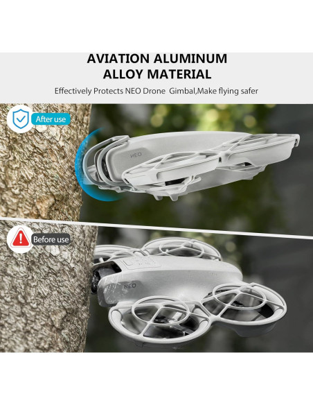 Protector de Parachoques Gimbal STARTRC para DJI Neo - Aluminio