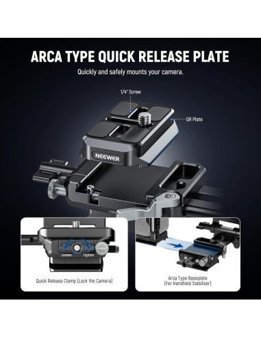 Placa de Batería V NEEWER PS015 Pro con Paño de Limpieza