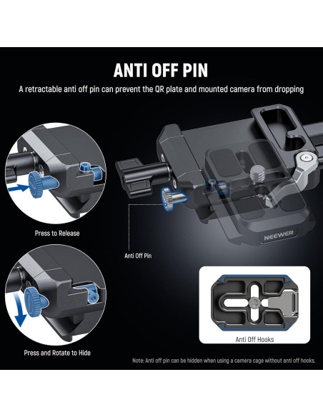 Placa de Batería V NEEWER PS015 Pro con Paño de Limpieza