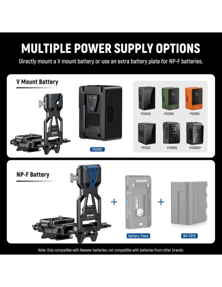 Placa de Batería V NEEWER PS015 Pro con Paño de Limpieza