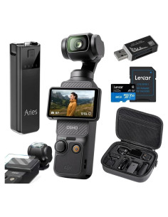 Cámara Gimbal DJI Osmo Pocket 3 con Batería Externa y Accesorios