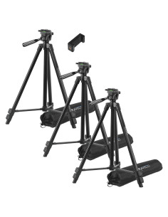Trípode Ligero Ravelli APLT3 53" (3 Paquete) con Soporte