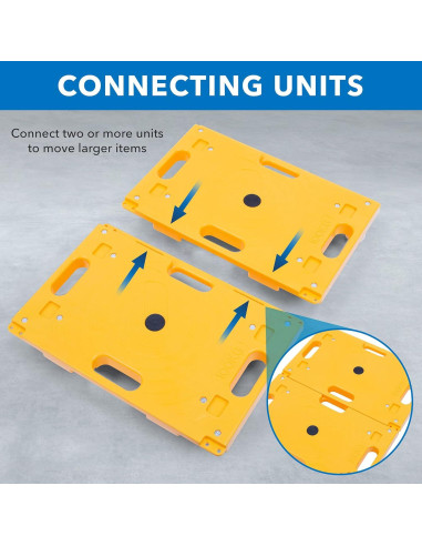 Carro Rodante Portátil Mount-It! MI-926, 99.79 kg, Amarillo