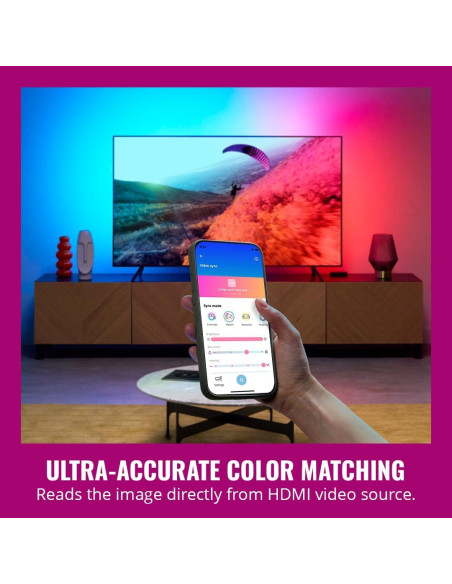 Caja de Sincronización HDMI WiZ para TV 55-65" - 4K 60Hz Caja de Sincronización HDMI WiZ para TV 55-65" - 4K 60Hz