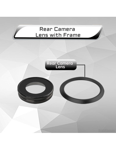 Cristal de Lente de Cámara para iPhone 8 con Marco y Herramientas