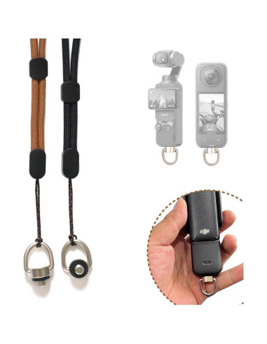 Paquete de 2 correas de muñeca ajustables para cámara Insta360 y DJI