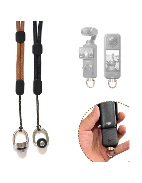 Paquete de 2 correas de muñeca ajustables para cámara Insta360 y DJI