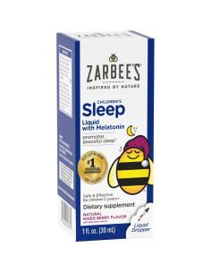 Zarbee's Naturals Líquido para Sueño Infantil con Melatonina 29.57 ml - Paquete de 2 2