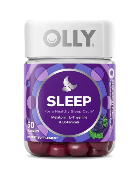 Gomas para Dormir OLLY - Fuerza Extra y Regular, 50 Unidades