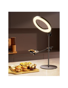 Soporte de cámara con luz anular LUXSURE 26.67 cm