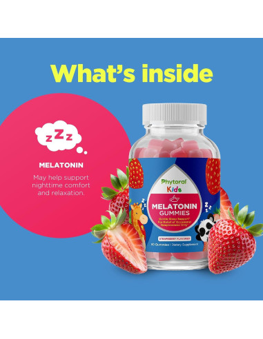 Gomitas de Melatonina para Niños 1mg - Phytoral 159g