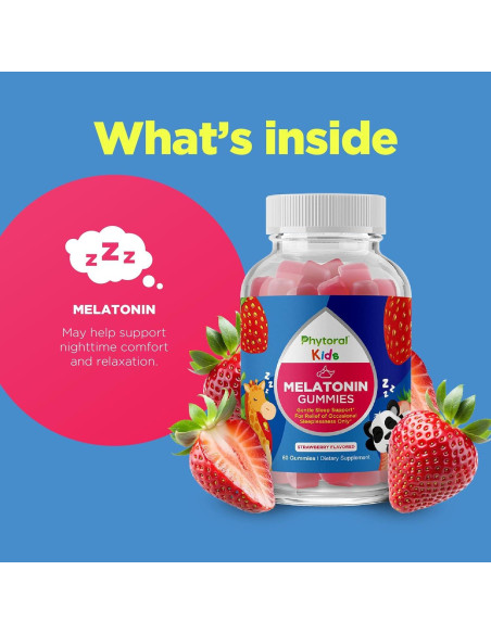 Gomitas de Melatonina para Niños 1mg - Phytoral 159g