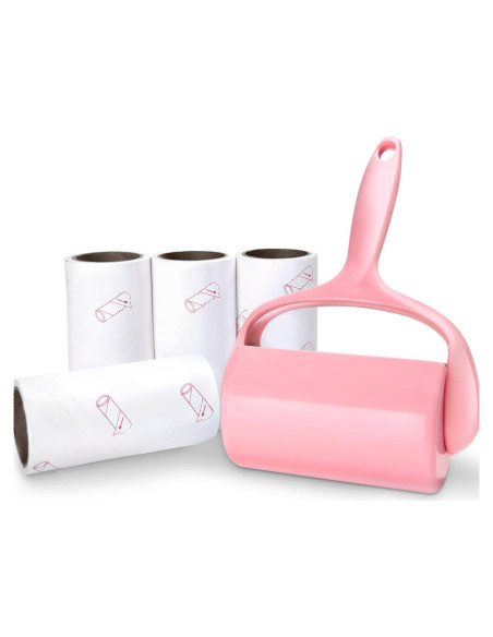 Rodillo Adhesivo YQMAJIM para Pelo de Mascotas con 4 Recargas