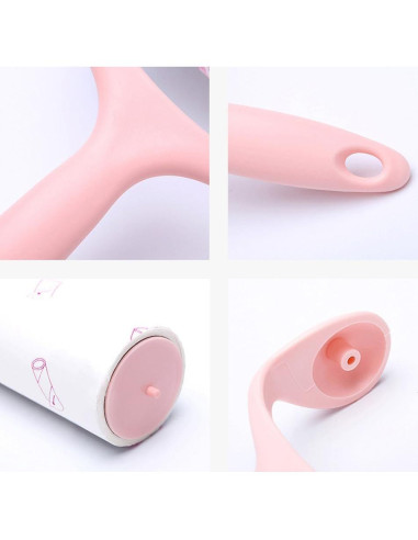 Rodillo Adhesivo YQMAJIM para Pelo de Mascotas con 4 Recargas