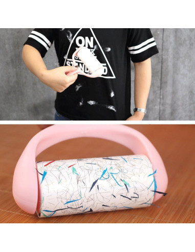 Rodillo Adhesivo YQMAJIM para Pelo de Mascotas con 4 Recargas