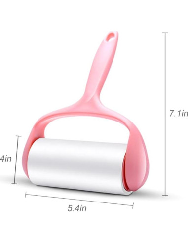 Rodillo Adhesivo YQMAJIM para Pelo de Mascotas con 4 Recargas