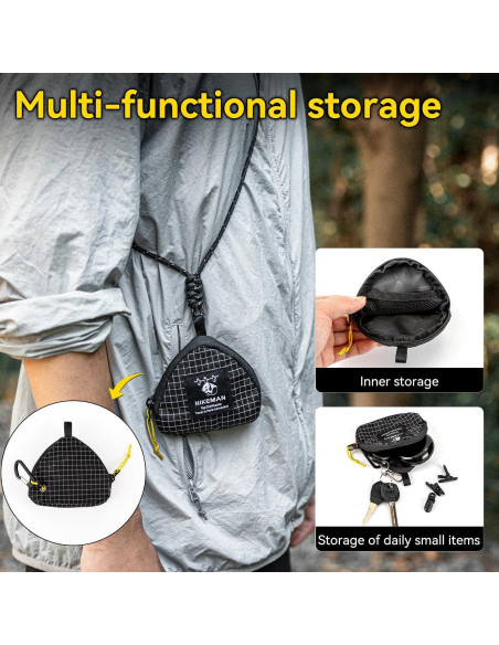 Línea de Ropa Portátil HIKEMAN 7m Ajustable con 16 Pinzas