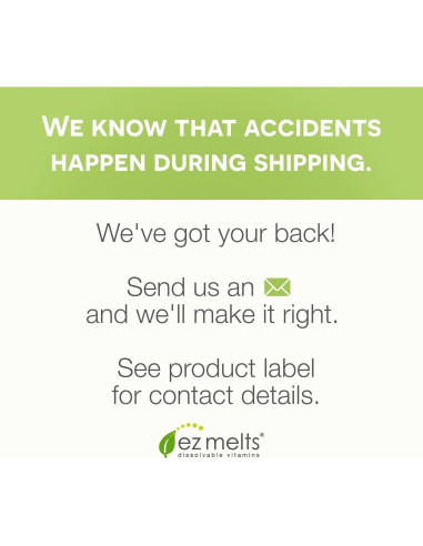 EZ Melts Melatonina Disoluble 5 mg Sin Azúcar 60 Tabletas Menta