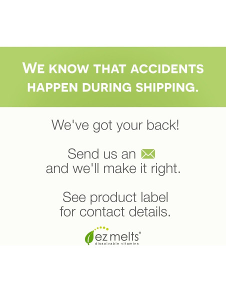 EZ Melts Melatonina Disoluble 5 mg Sin Azúcar 60 Tabletas Menta