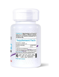 Melatonina 60mg HealthFare 90 Tabletas Vegetariana Sin OGM 2