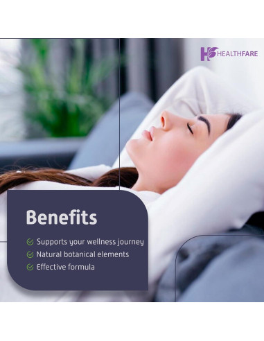 Melatonina 60mg HealthFare 90 Tabletas Vegetariana Sin OGM