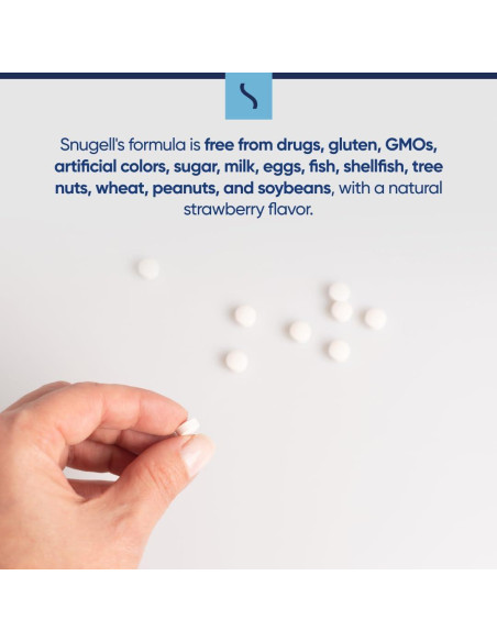 Melatonina 20 mg Snugell con Vitamina B6 - 120 Tabletas Rápidas