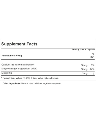 Melatonina 3 mg Andrew Lessman - 240 Cápsulas para Sueño Reparador