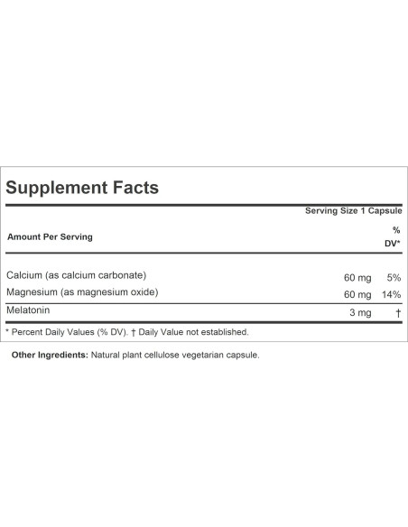Melatonina 3 mg Andrew Lessman - 240 Cápsulas para Sueño Reparador