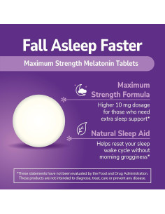 Melatonina 21st Century 10mg Extra Fuerte 360 Tabletas 2