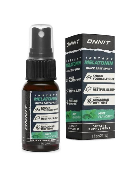 Spray de Melatonina ONNIT 3mg 29.57ml Sabor Menta