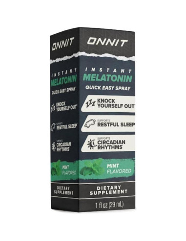 Spray de Melatonina ONNIT 3mg 29.57ml Sabor Menta