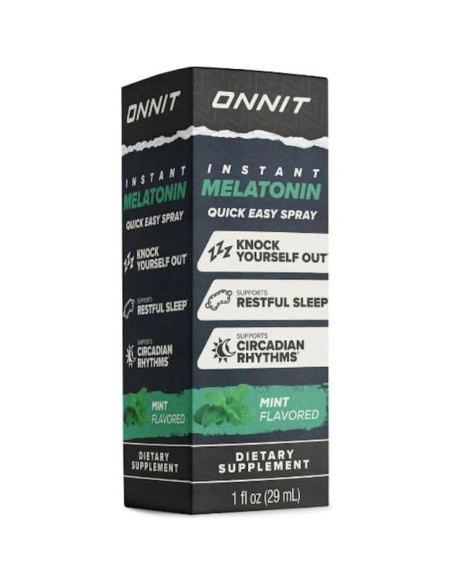 Spray de Melatonina ONNIT 3mg 29.57ml Sabor Menta