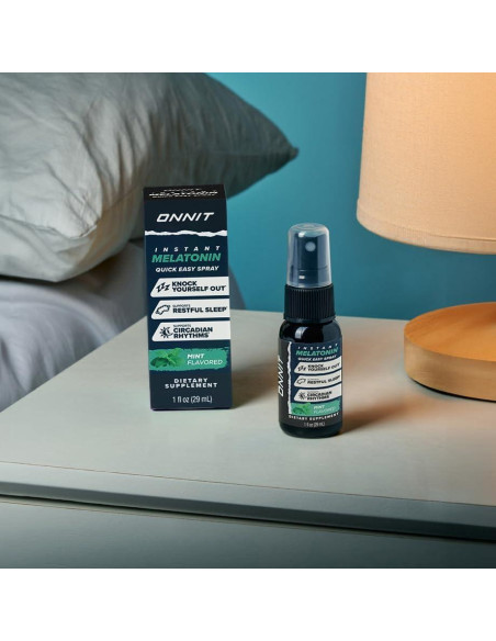 Spray de Melatonina ONNIT 3mg 29.57ml Sabor Menta