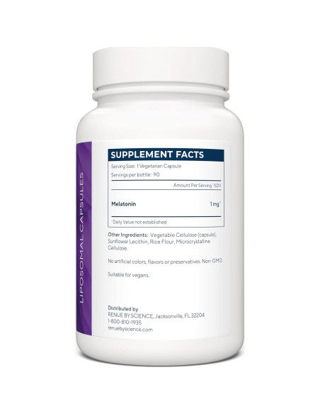 Melatonina Liposomal Renue By Science 90 Cápsulas 1mg
