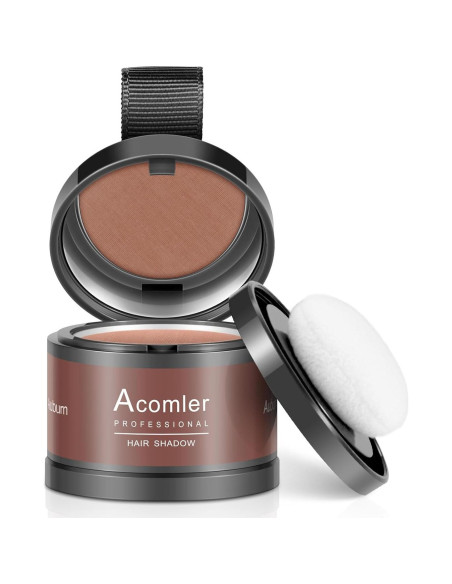 Polvo Cubridor de Raíces Acomler 4g Castaño Claro - Canas Polvo Cubridor de Raíces Acomler 4g Castaño Claro - Canas