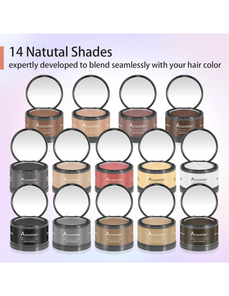Polvo Cubridor de Raíces Acomler 4g Castaño Claro - Canas Polvo Cubridor de Raíces Acomler 4g Castaño Claro - Canas