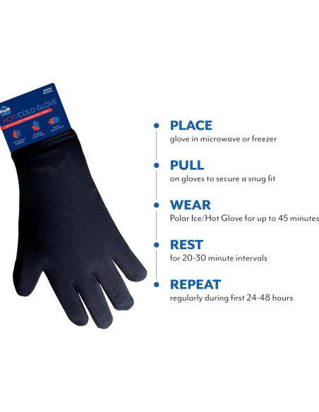 Guante Térmico Frío/Calor Brownmed Polar Ice - Terapia Artritis