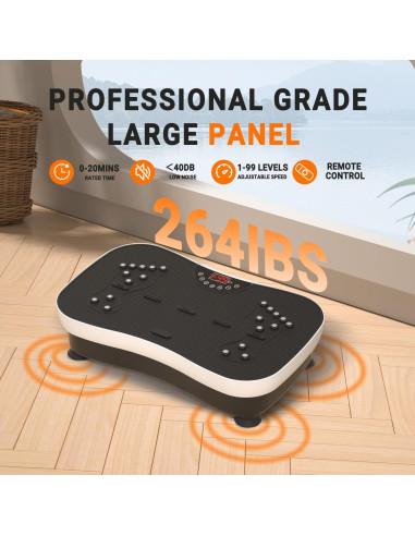 Máquina de Ejercicio Placa de Vibración TODO 2023 con Control Remoto