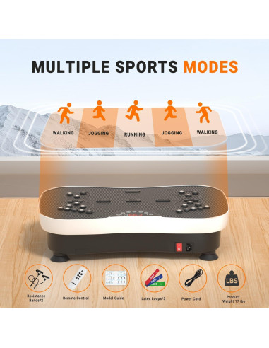 Máquina de Ejercicio Placa de Vibración TODO 2023 con Control Remoto