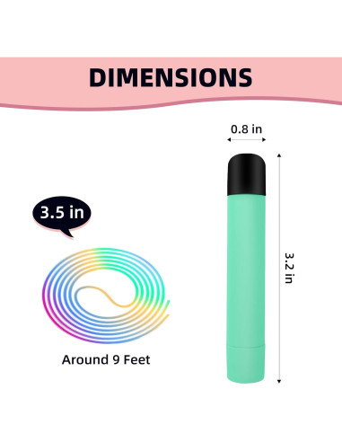 Cuerda de Salto LED Ajustable Brokensnatch 2.8m Verde