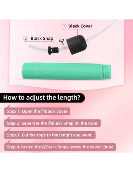 Cuerda de Salto LED Ajustable Brokensnatch 2.8m Verde