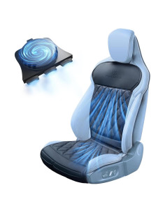 Funda de Asiento de Coche DR.HILL Ventilada 12V/24V Negro