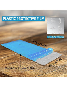 Plantillas de Estampado de Uñas Beinkmake 3 Pcs Encaje Barroco 2