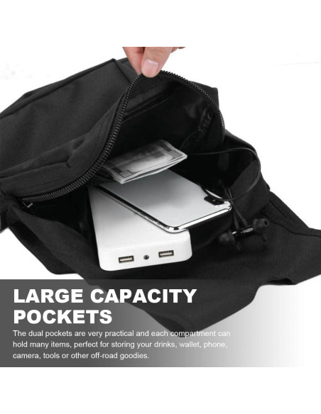 Bolsa de Tanque de Motocicleta Wevdn Impermeable Verde Militar