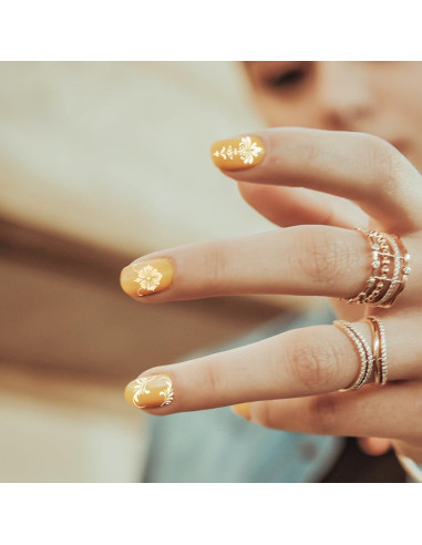 Plantillas de Estampado de Uñas Beinkmake 3 Pcs Encaje Barroco