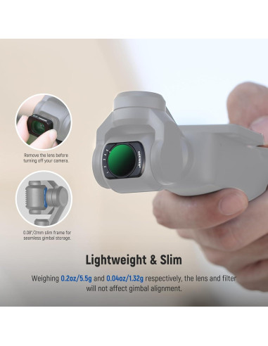 Juego de Filtros ND Magnéticos NEEWER para DJI Osmo Pocket 3
