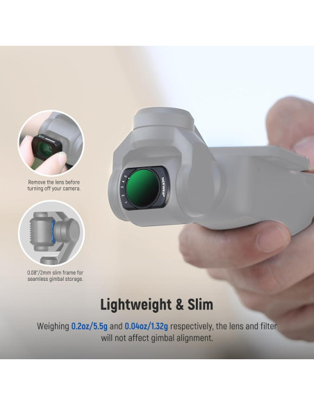 Juego de Filtros ND Magnéticos NEEWER para DJI Osmo Pocket 3