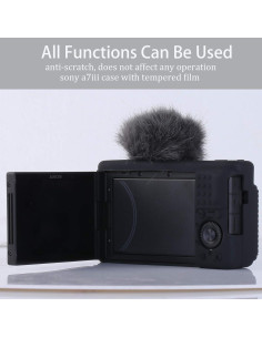 Funda protectora para cámara Sony ZV-1 - Silicona negra 2